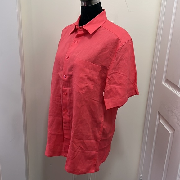 Natural Blue By Visitors Linen Shirt Size Large - Picture 3 of 15